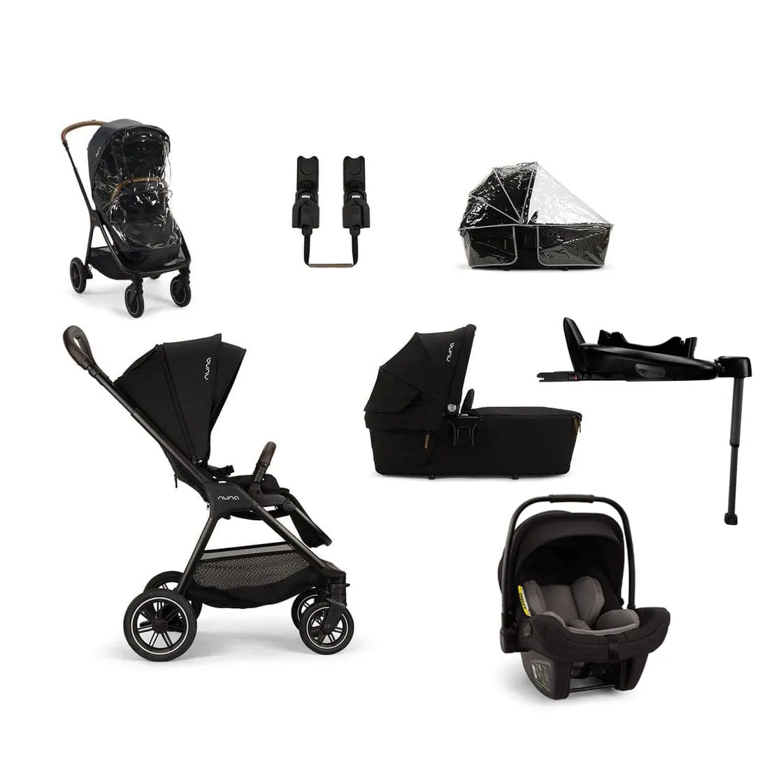 Nuna TRIV Next Generation Pipa Travel System - Caviar