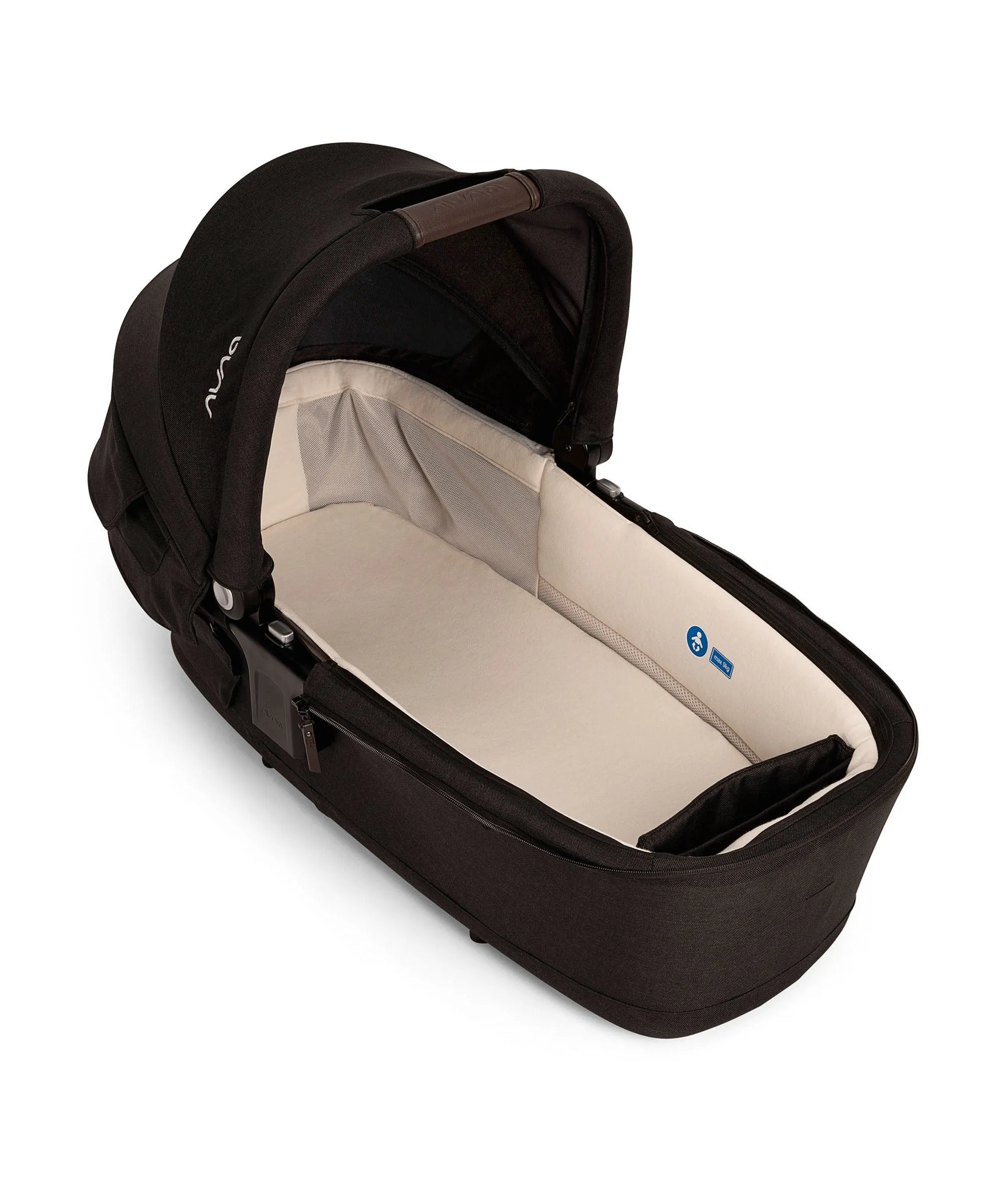 Nuna TRIV Next Urbn Pushchair Bundle with PIPA Urbn Car Seat & LYTL Carrycot (7 Pieces) - Caviar