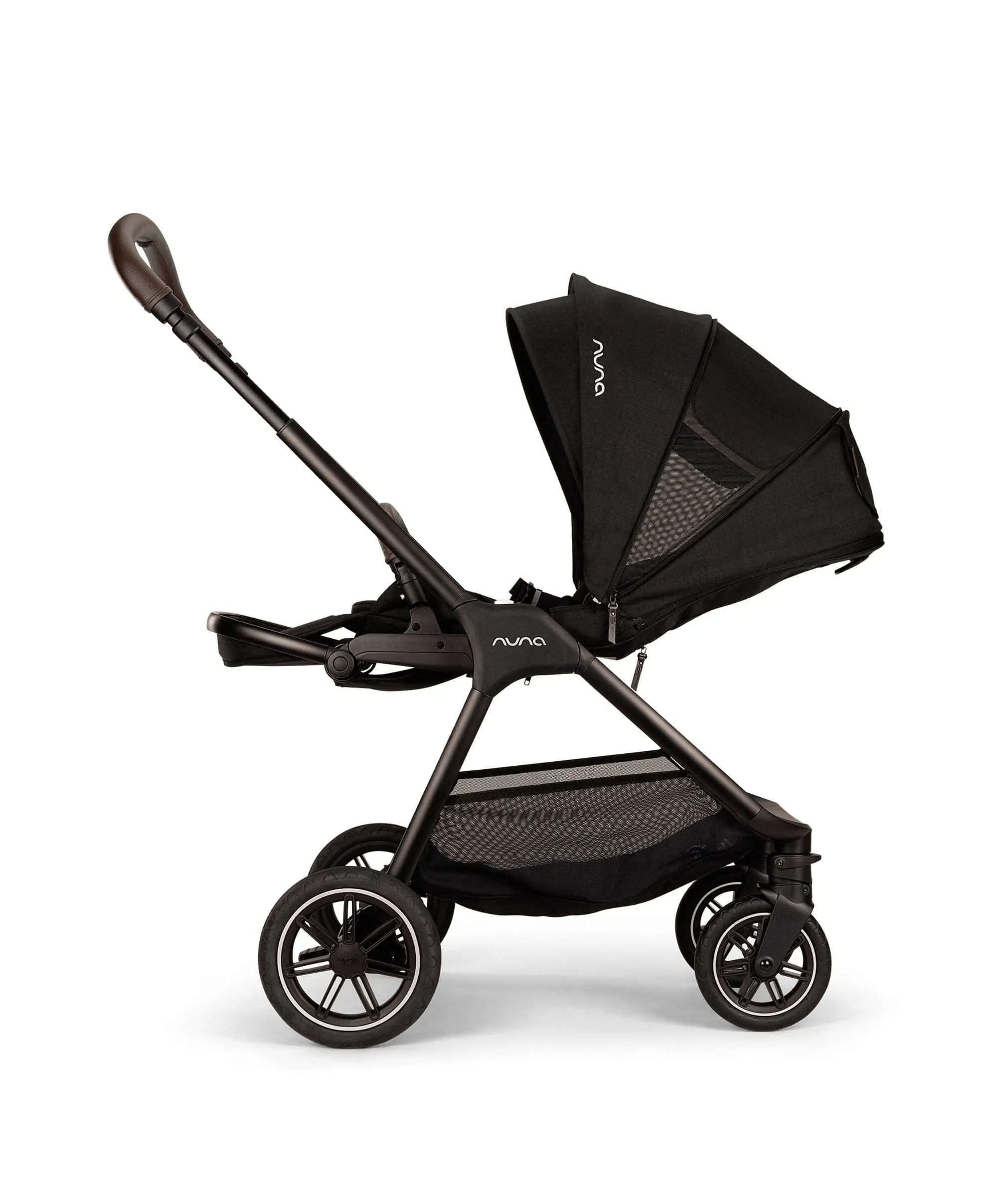 Nuna TRIV Next Urbn Pushchair Bundle with PIPA Urbn Car Seat & LYTL Carrycot (7 Pieces) - Caviar