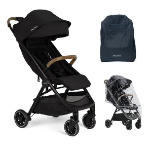 Nuna TRVL Compact Stroller - Caviar