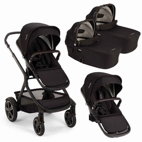 Nuna DEMI Next Twin Bundle - Caviar