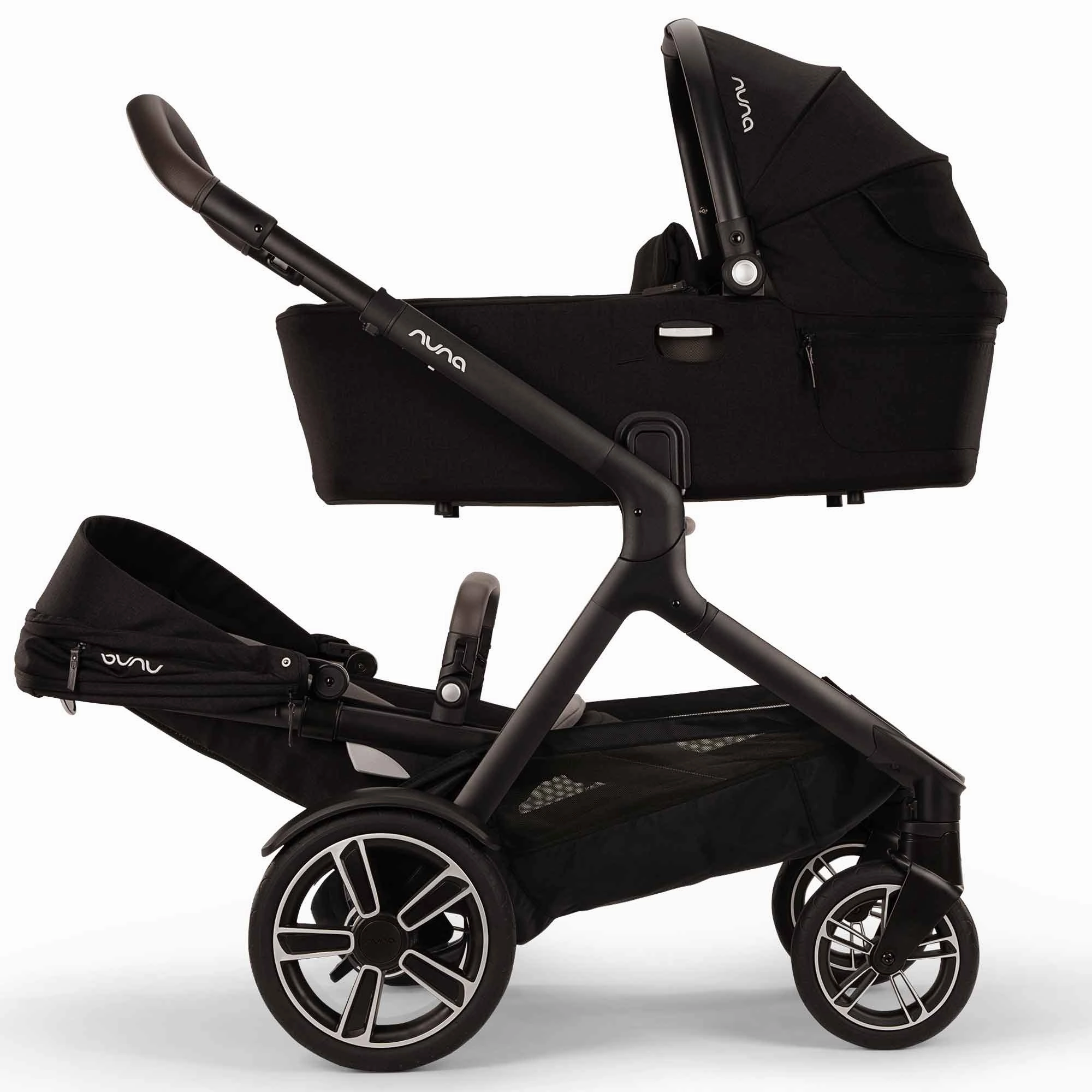 Nuna DEMI Next Twin Bundle - Caviar