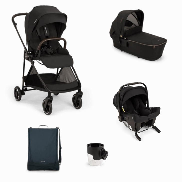 Nuna IXXA Next (PIPA Urbn) Travel System - Caviar
