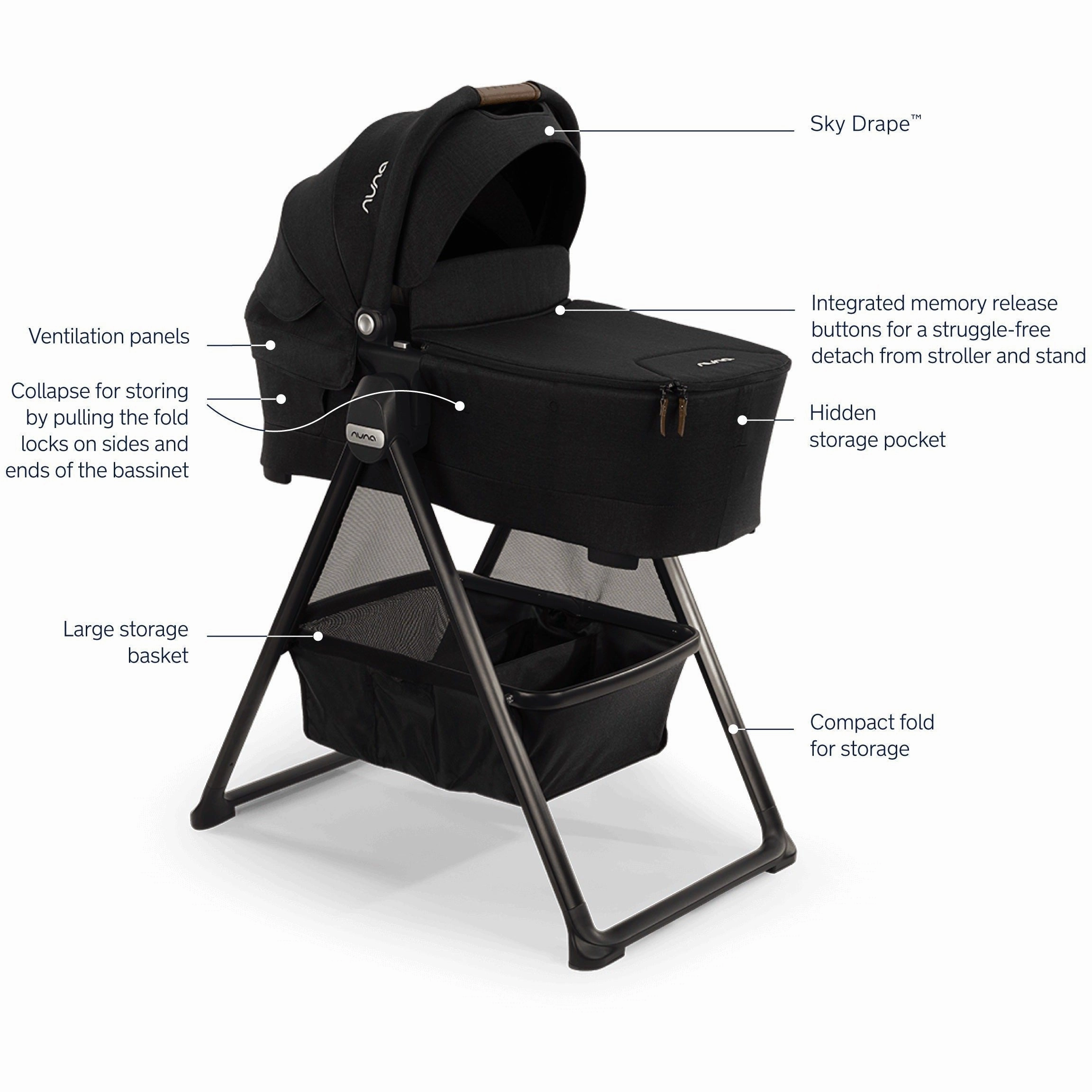 Nuna LYTL Bassinet   Stand