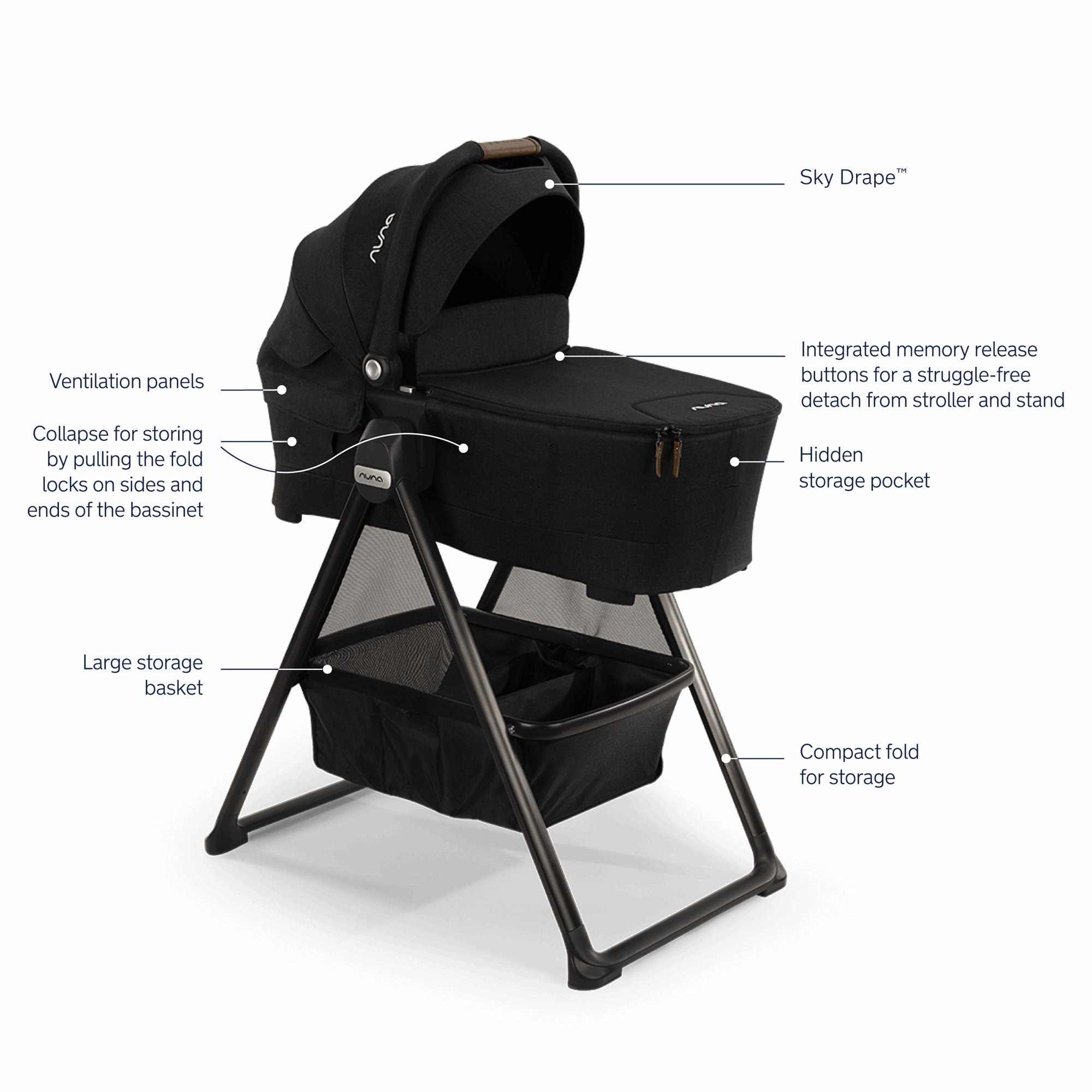 Nuna LYTL Bassinet   Stand