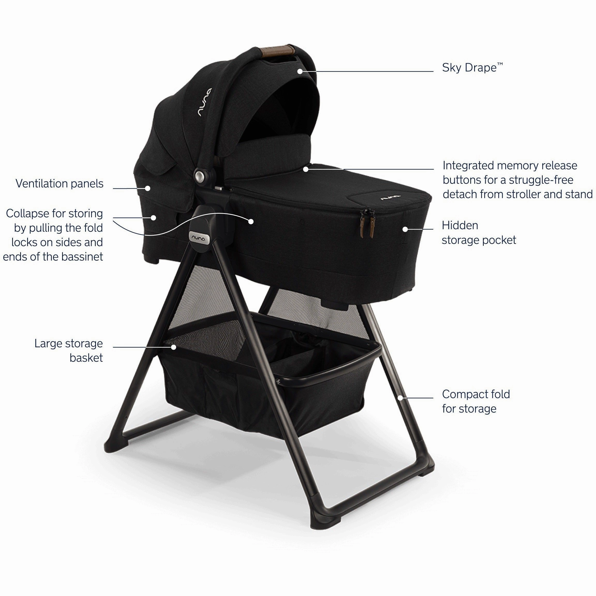 Nuna LYTL Bassinet   Stand