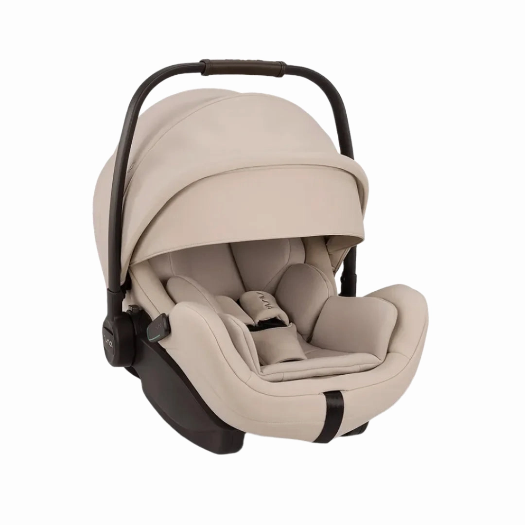 Nuna Mixx Next   Mixx Next Carry Cot   Arra Flex   Base Curv Travel System - Biscotti