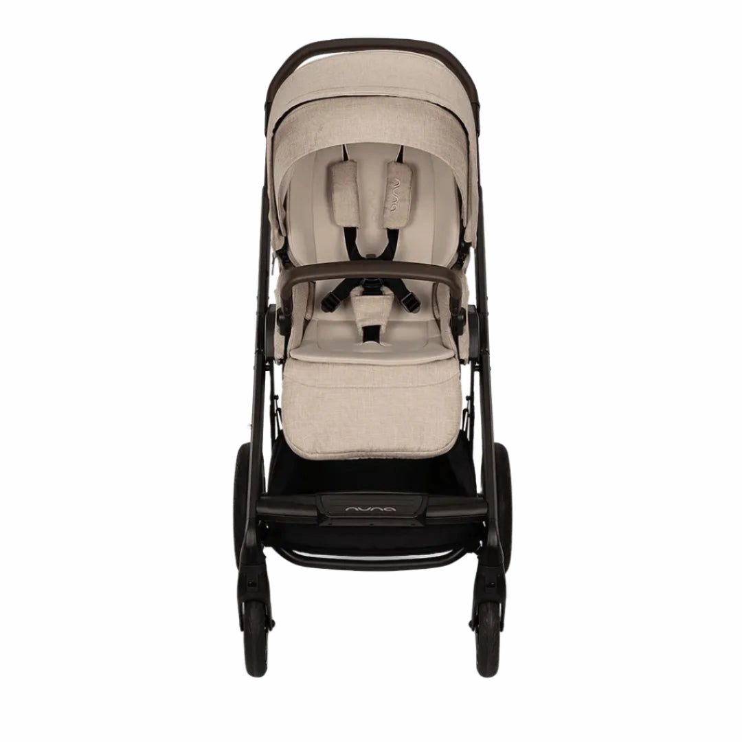 Nuna Mixx Next   Mixx Next Carry Cot   Arra Flex   Base Curv Travel System - Biscotti