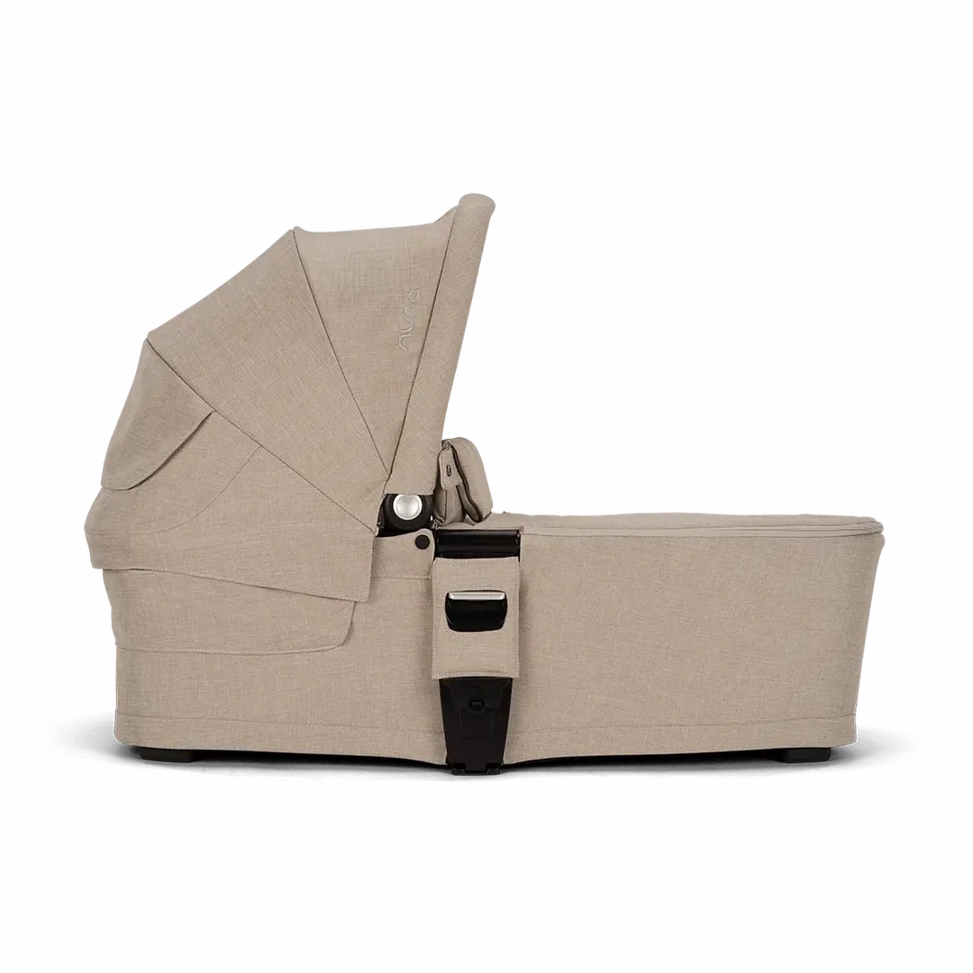 Nuna Mixx Next   Mixx Next Carry Cot   Arra Flex   Base Curv Travel System - Biscotti