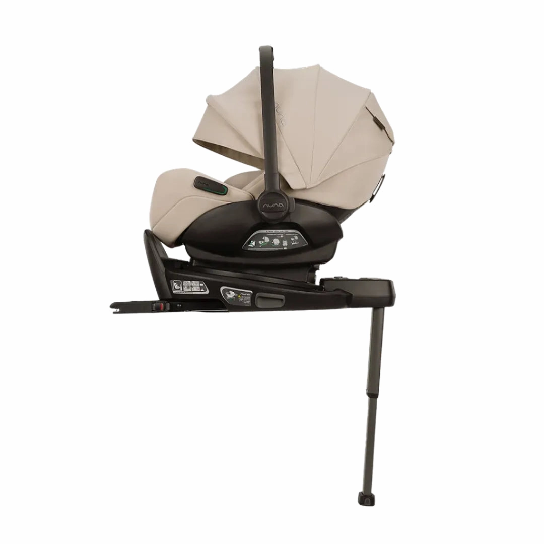 Nuna Mixx Next   Mixx Next Carry Cot   Arra Flex   Base Curv Travel System - Biscotti