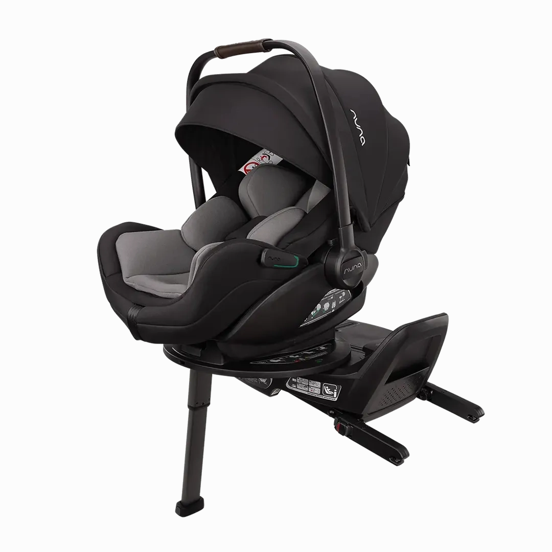 Nuna Mixx Next   Mixx Next Carry Cot   Arra Flex   Base Curv Travel System - Caviar
