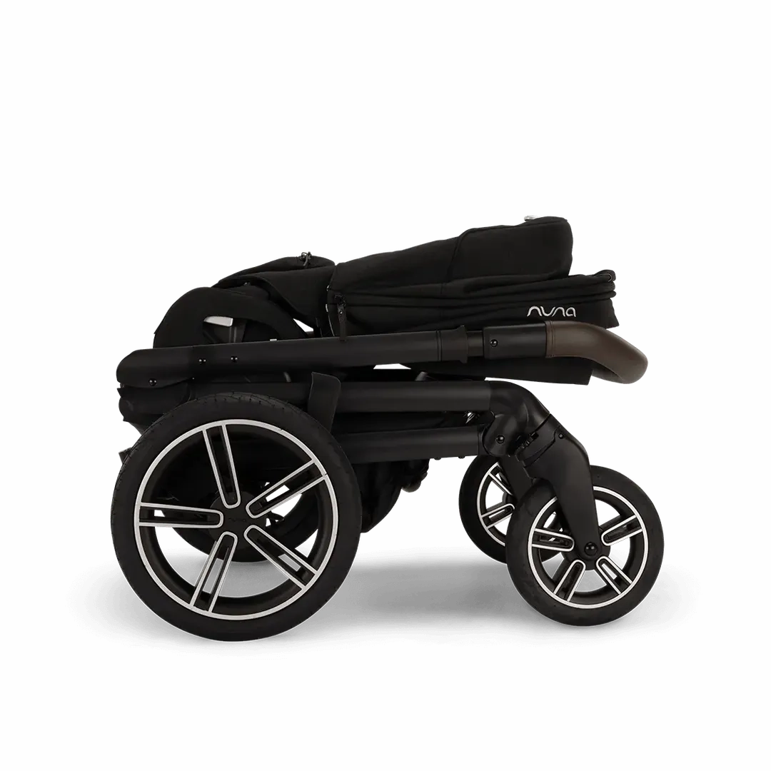 Nuna Mixx Next   Mixx Next Carry Cot   Arra Flex   Base Curv Travel System - Caviar