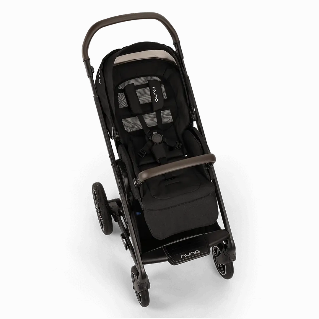 Nuna Mixx Next   Mixx Next Carry Cot   Arra Flex   Base Curv Travel System - Caviar