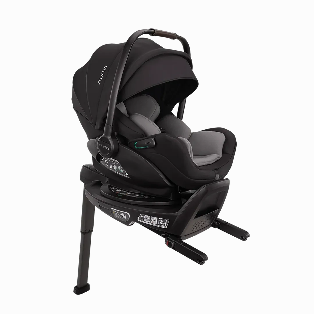 Nuna Mixx Next   Mixx Next Carry Cot   Arra Flex   Base Curv Travel System - Caviar