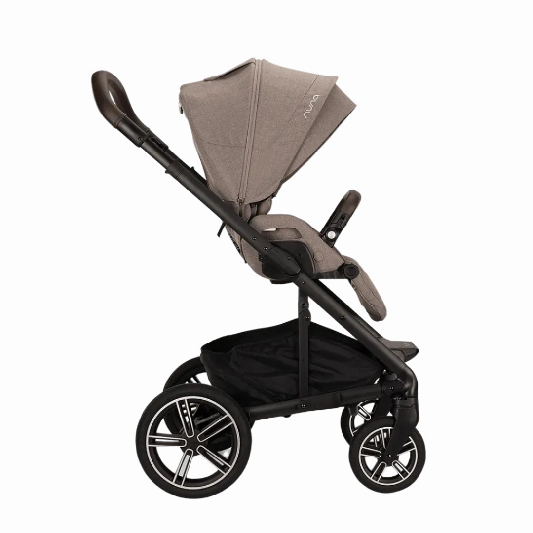 Nuna Mixx Next   Mixx Next Carry Cot   Arra Flex   Base Curv Travel System - Cedar