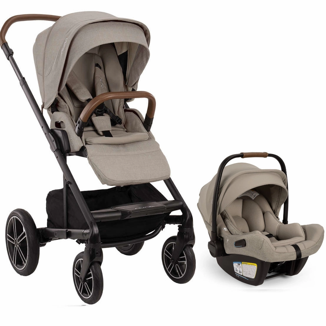 Nuna MIXX Next Stroller   PIPA Aire RX Infant Car Seat Travel System