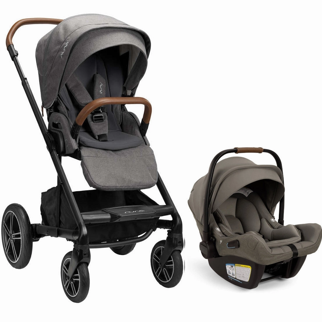Nuna MIXX Next Stroller   PIPA Aire RX Infant Car Seat Travel System