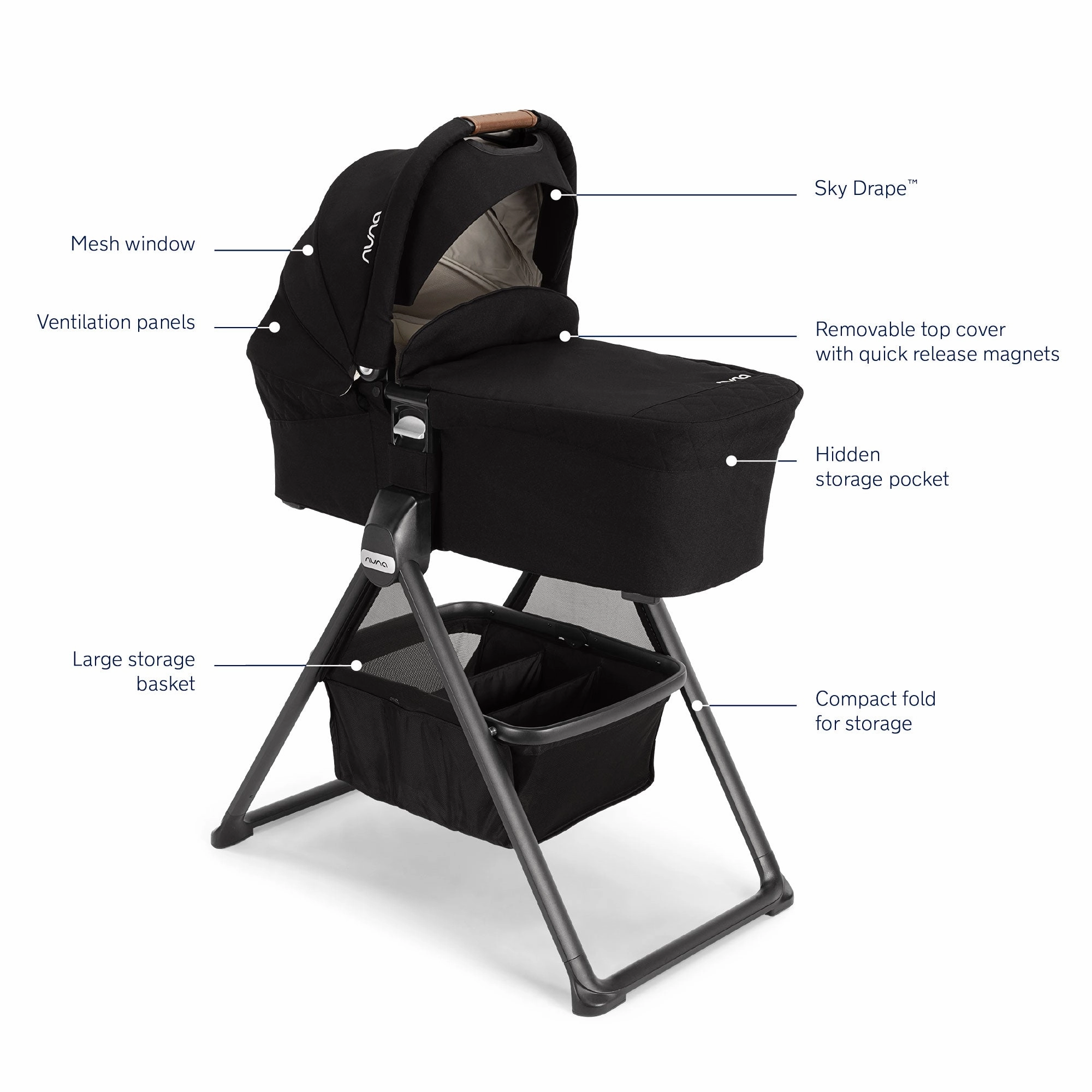 Nuna MIXX Series Bassinet   Stand