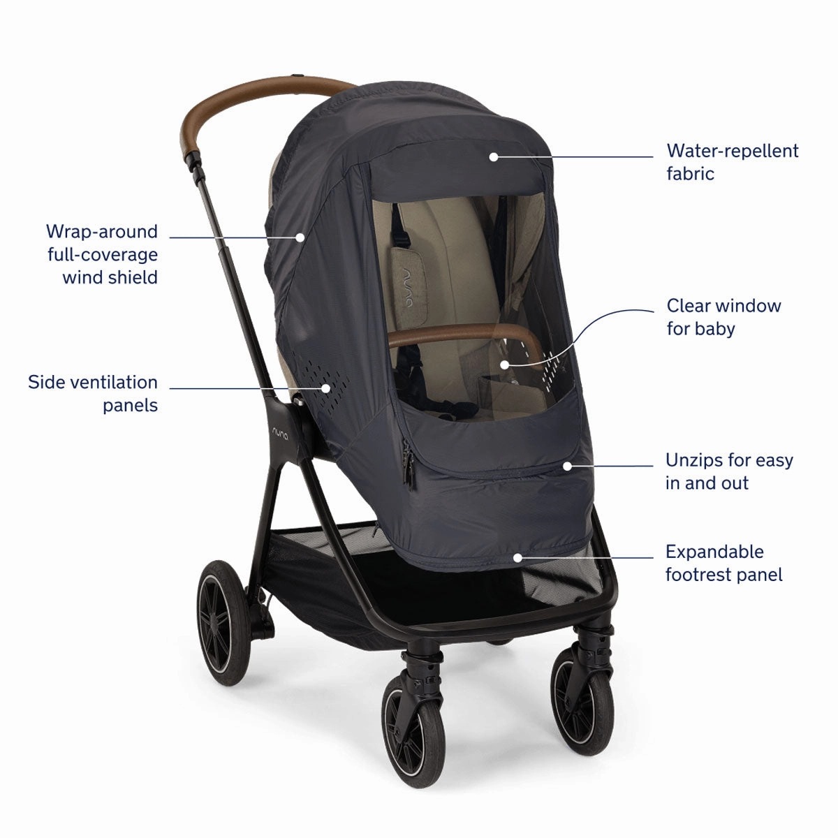 Nuna Stroller Wind Cover