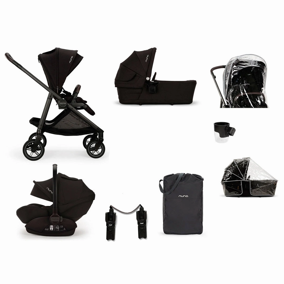 Nuna SWIV Stroller   ARRA NEXT Travel System - Caviar