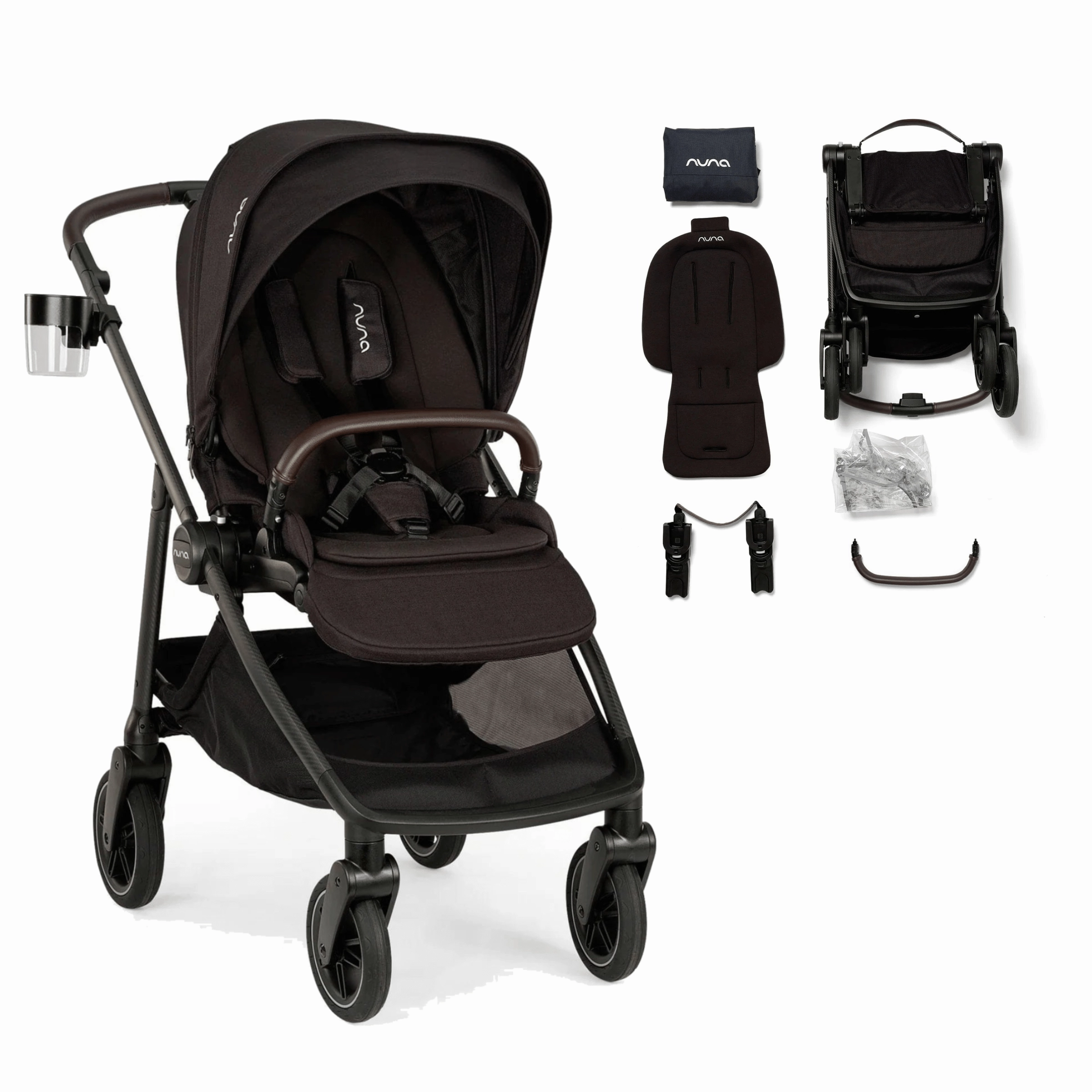 Nuna Swiv Stroller - Caviar