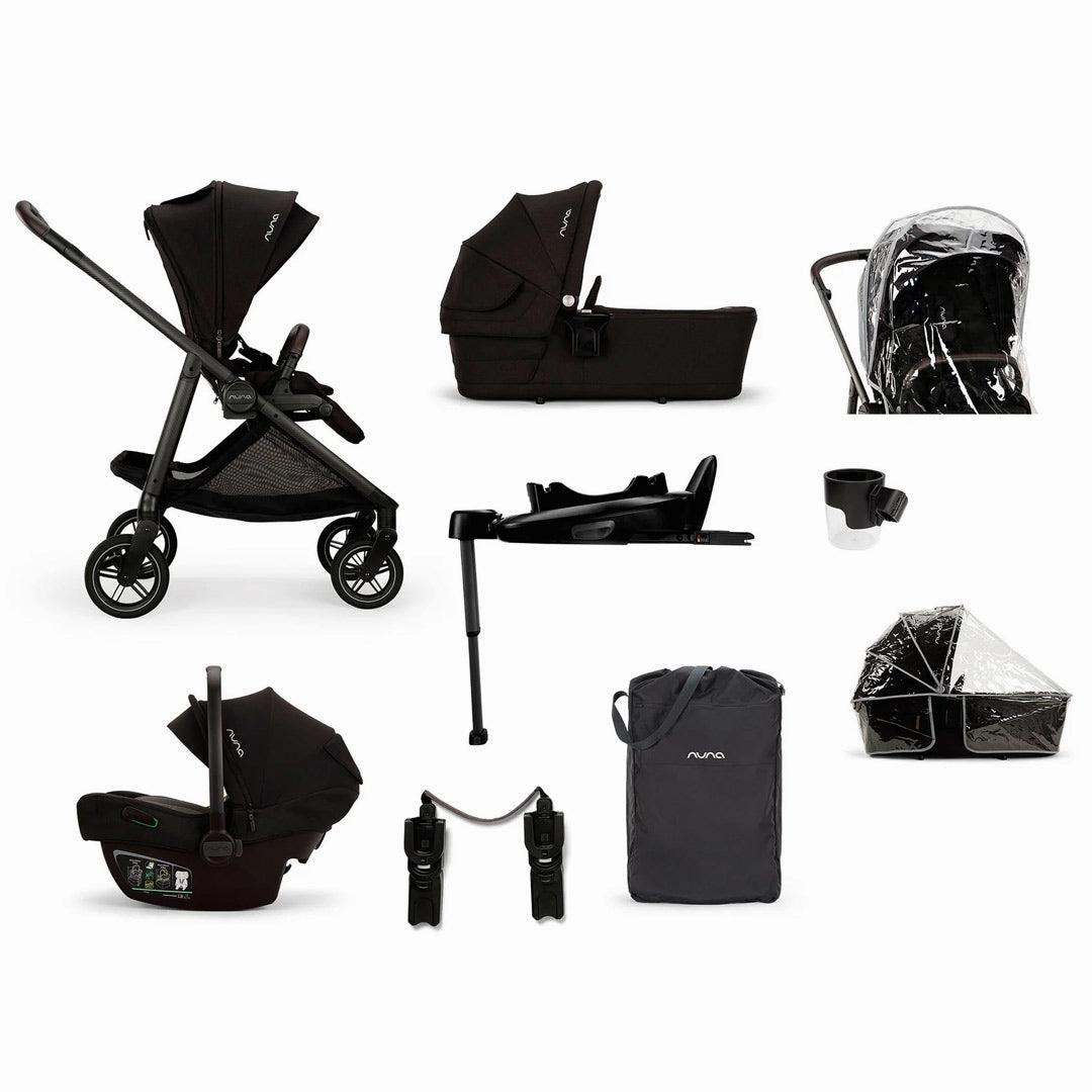Nuna SWIV Stroller   PIPA NEXT Travel System - Caviar
