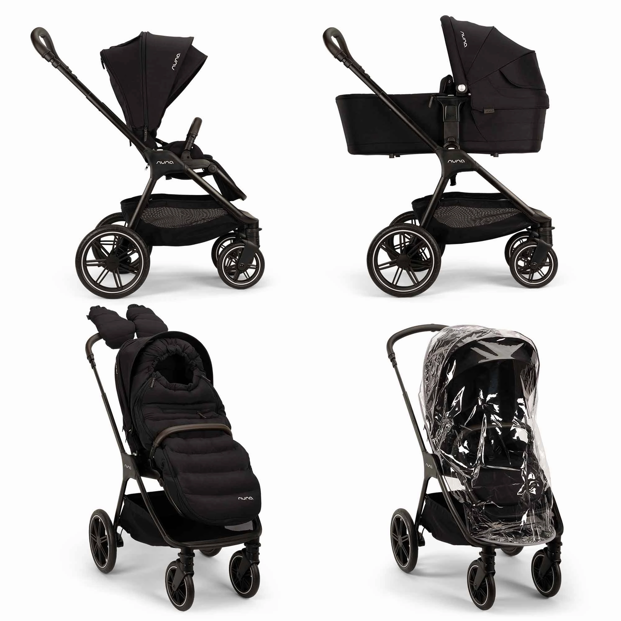 Nuna TRIV lx Pram & Winter Set - Caviar