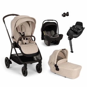 Nuna Triv Next   Pipa Next Travel System - Biscotti