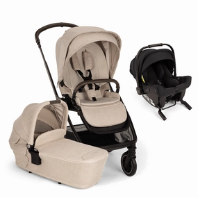 Nuna TRIV Next & PIPA Urbn Travel System - Biscotti