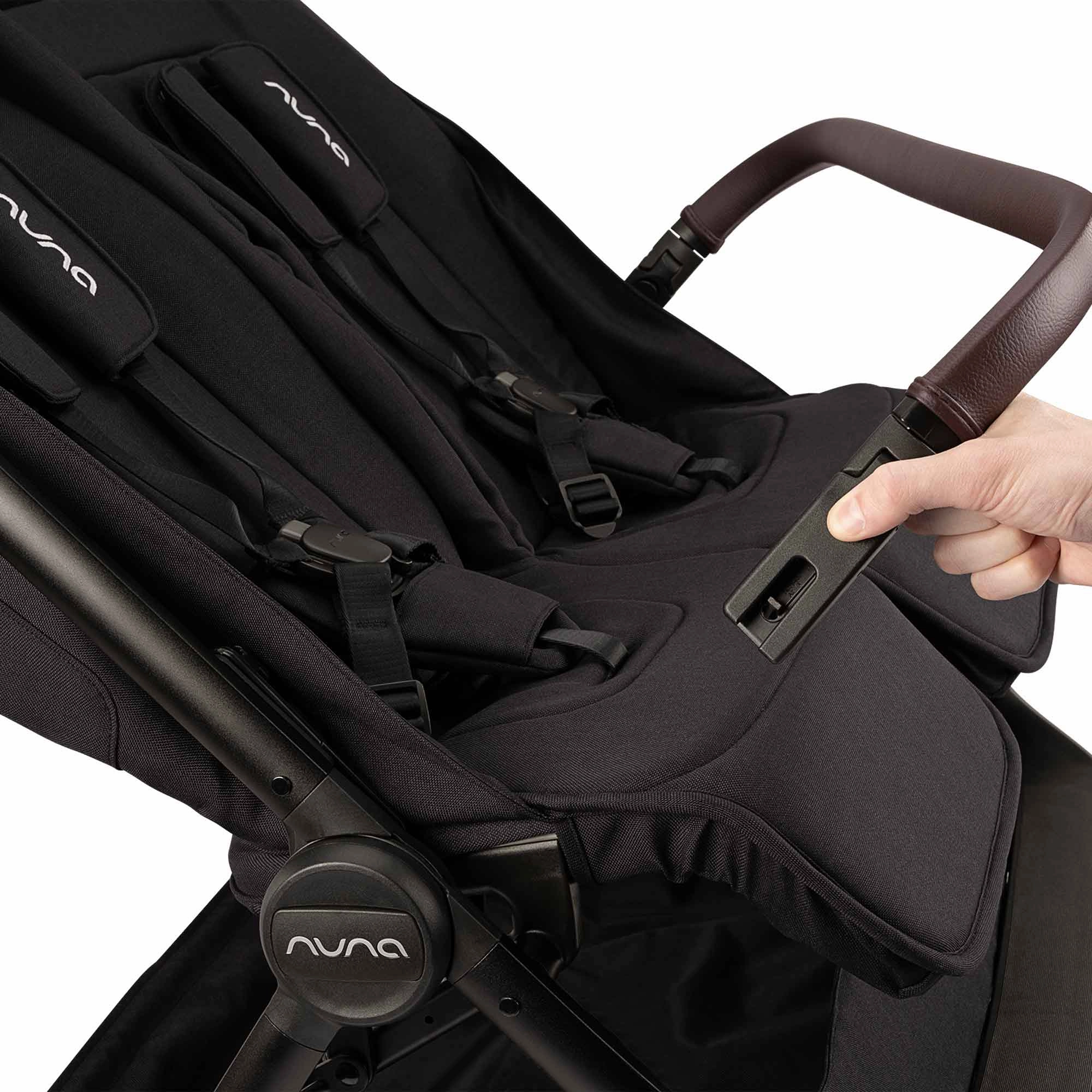Nuna TRVL Dubl Stroller - Caviar