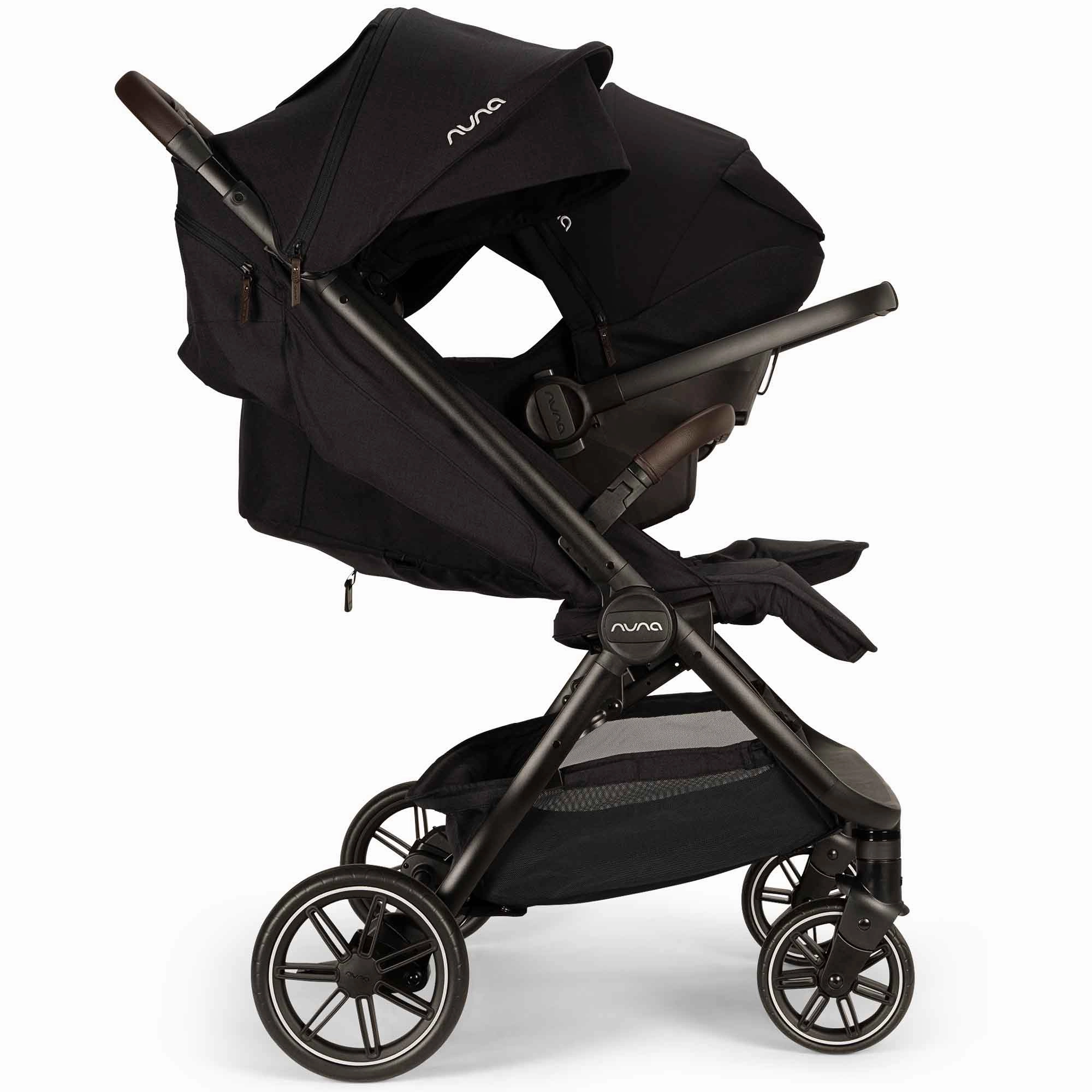 Nuna TRVL Dubl Stroller - Caviar