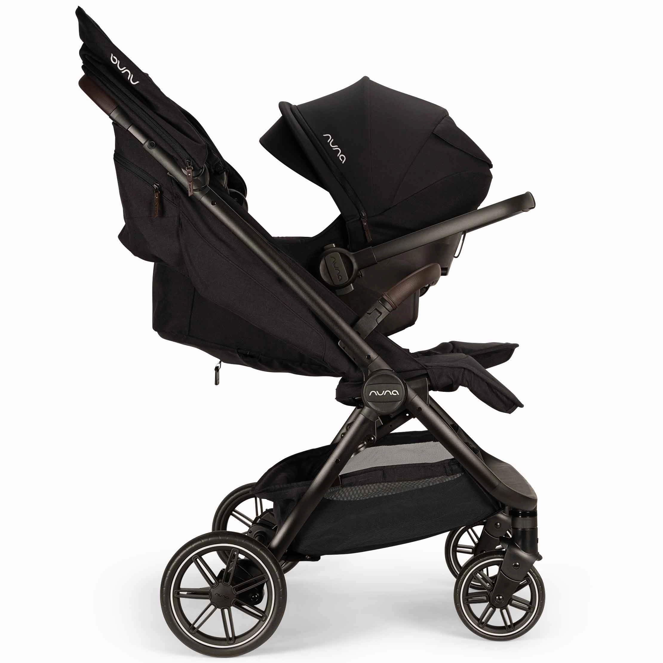 Nuna TRVL Dubl Stroller - Caviar