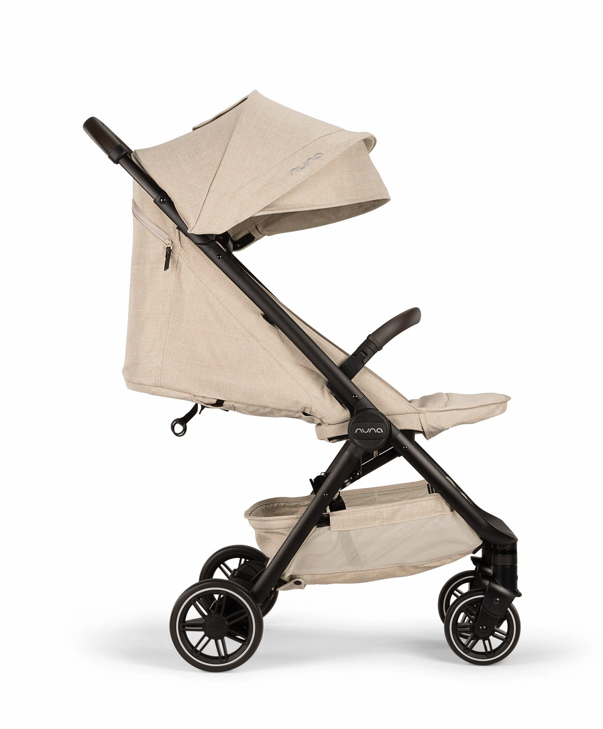 Nuna TRVL Pushchair with Travel Bag & Rain Cover - Biscotti