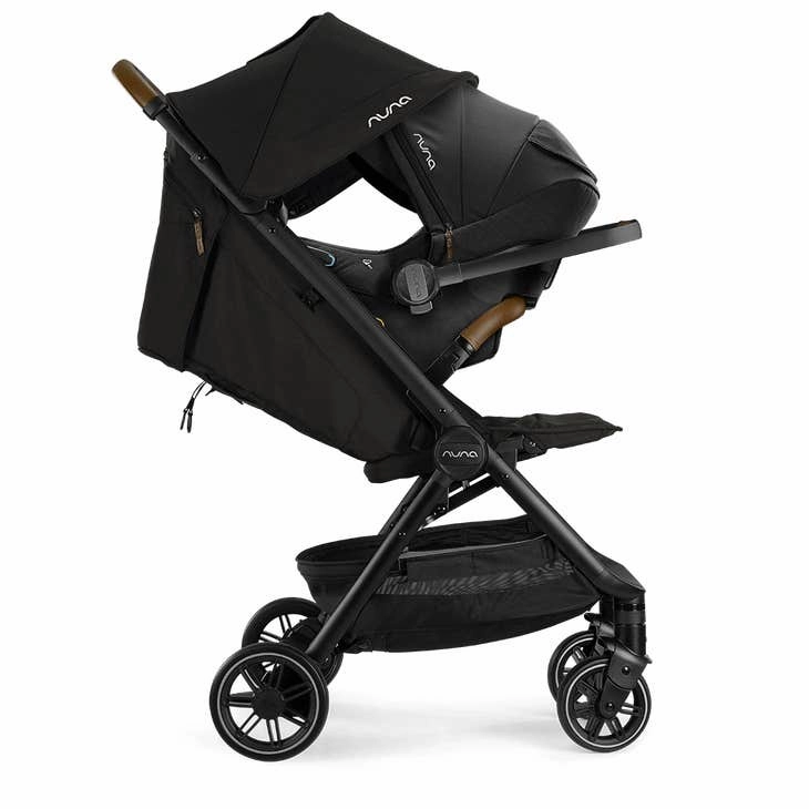 Nuna Trvl Stroller - Caviar (w/ rain cover & travel bag)