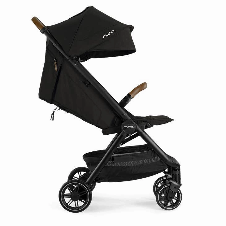 Nuna Trvl Stroller - Caviar (w/ rain cover & travel bag)