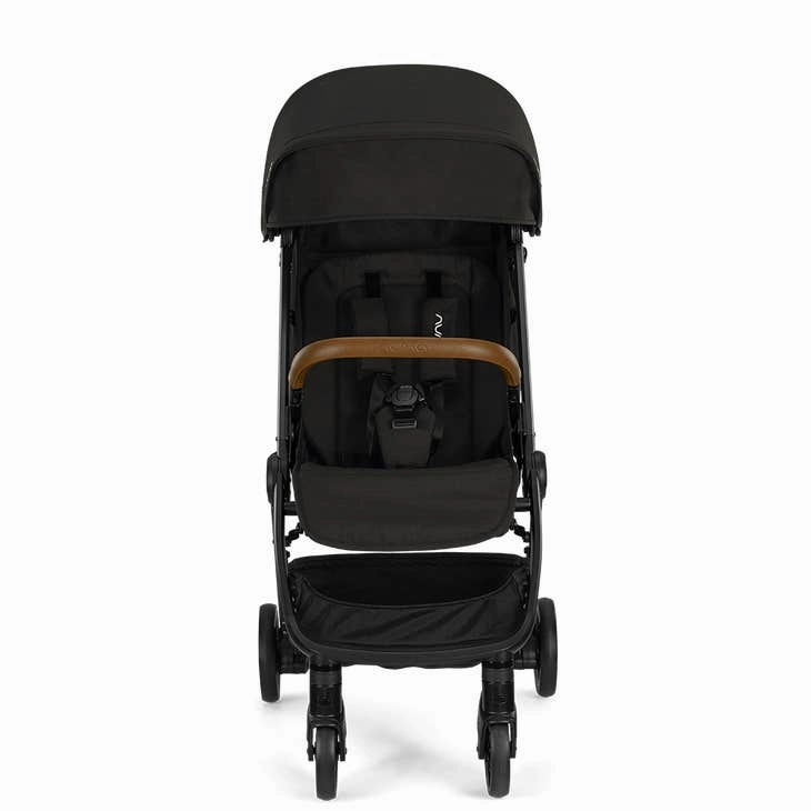 Nuna Trvl Stroller - Caviar (w/ rain cover & travel bag)