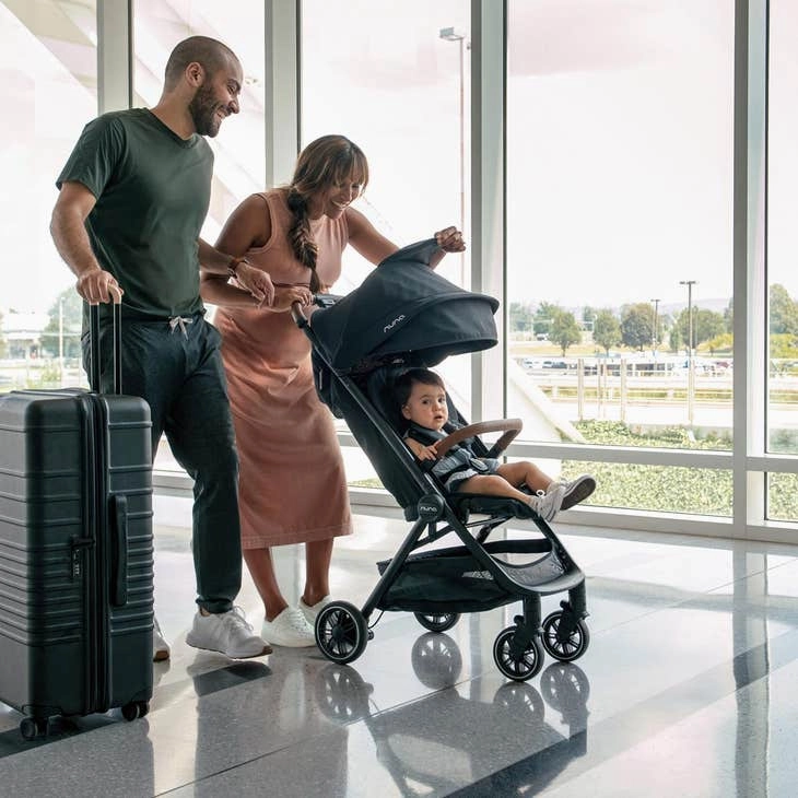 Nuna Trvl Stroller - Hazelwood (w/ rain cover & travel bag)