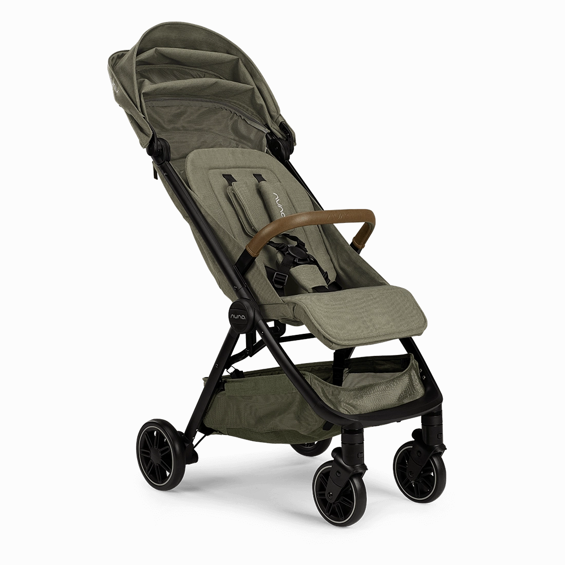 Nuna Trvl Stroller- Pine (w/ rain cover & travel bag)