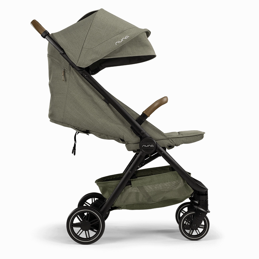 Nuna Trvl Stroller- Pine (w/ rain cover & travel bag)