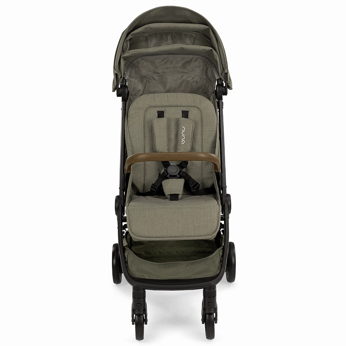 Nuna Trvl Stroller- Pine (w/ rain cover & travel bag)