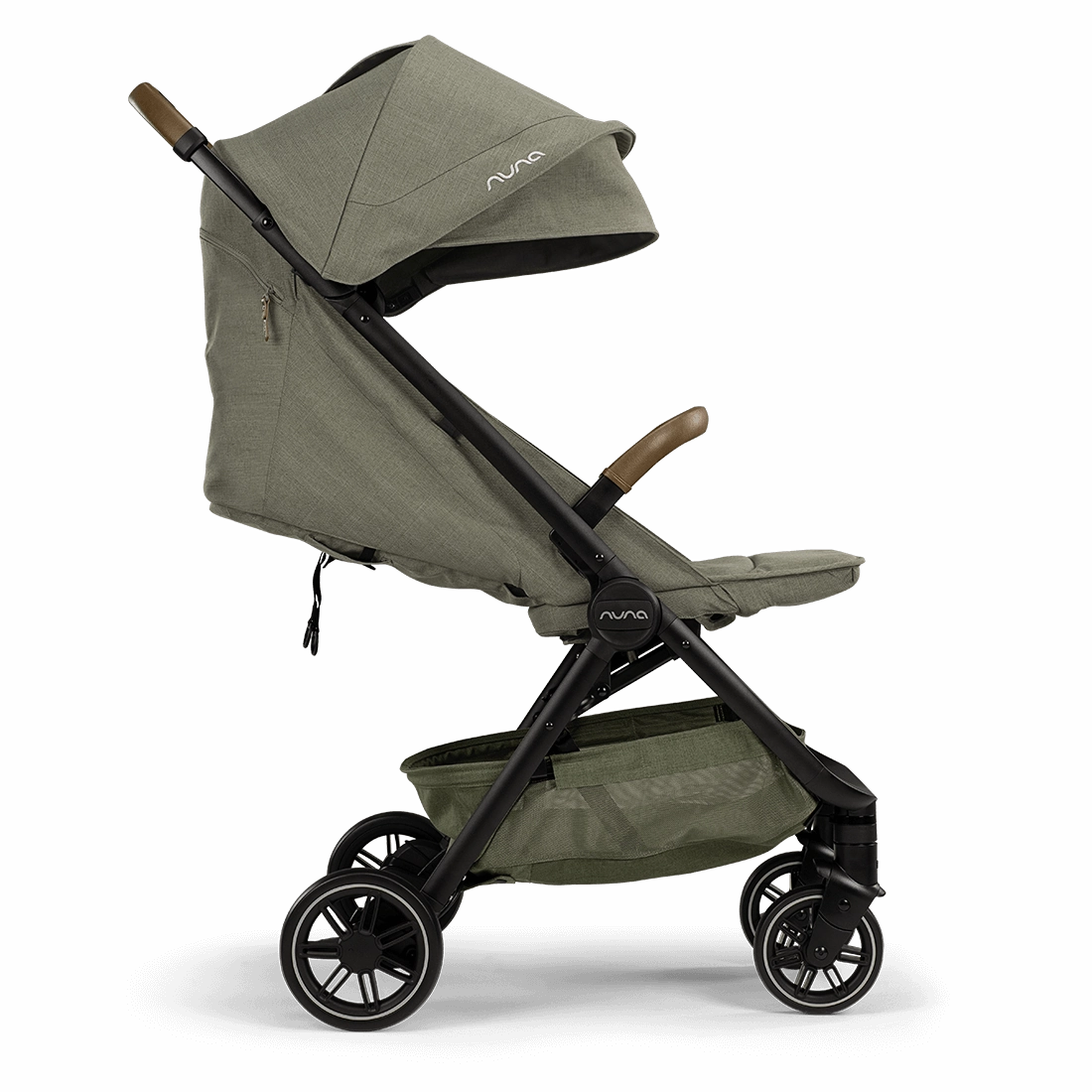 Nuna Trvl Stroller- Pine (w/ rain cover & travel bag)