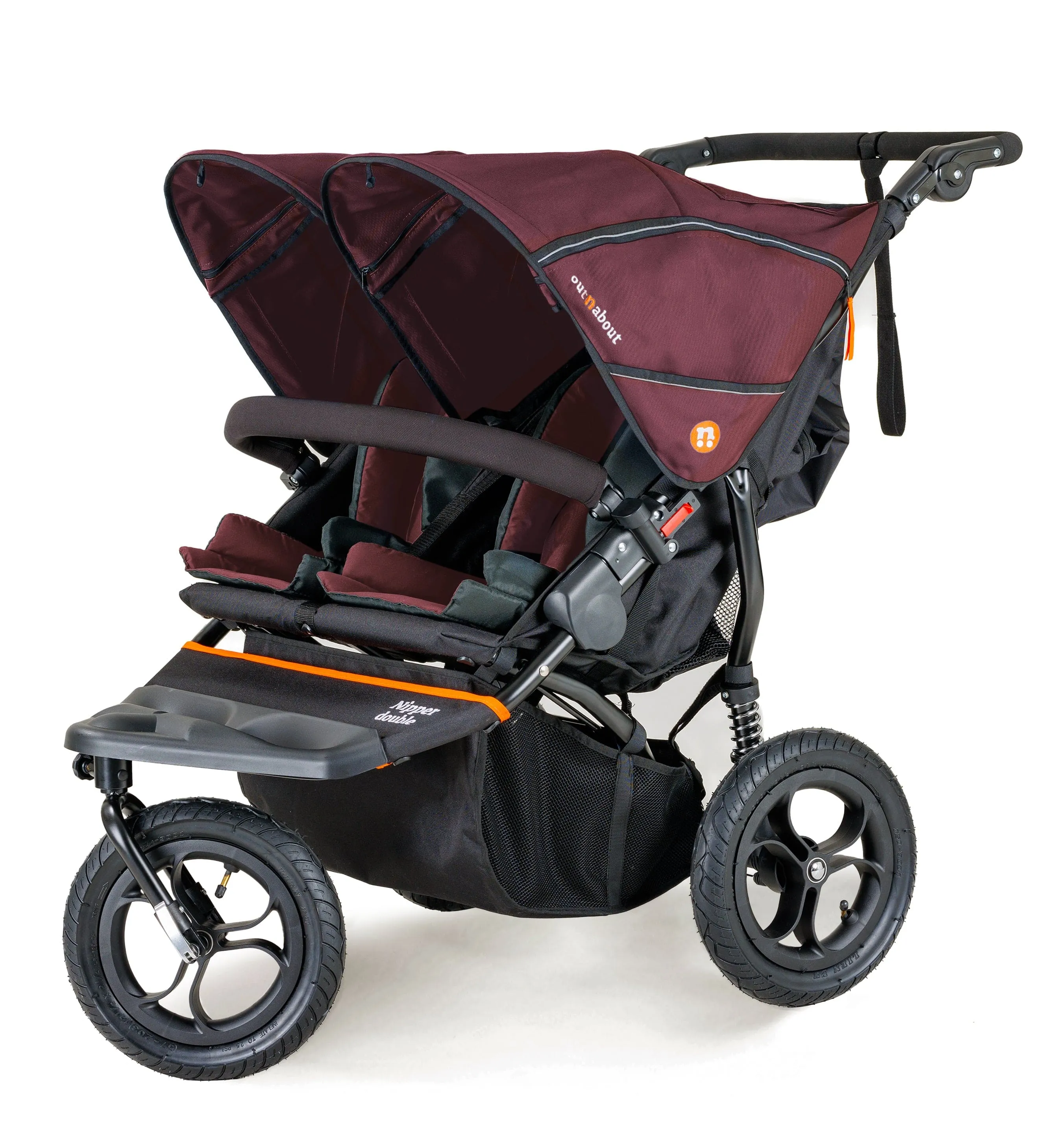 Out n About Nipper Double Duo Comfort Kit in Brambleberry Red