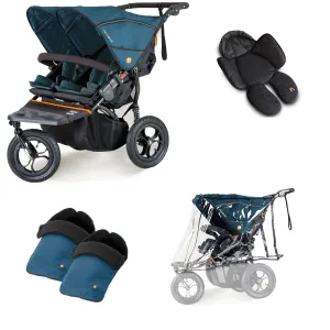Out n About Nipper Double Duo Comfort Kit in Highland Blue