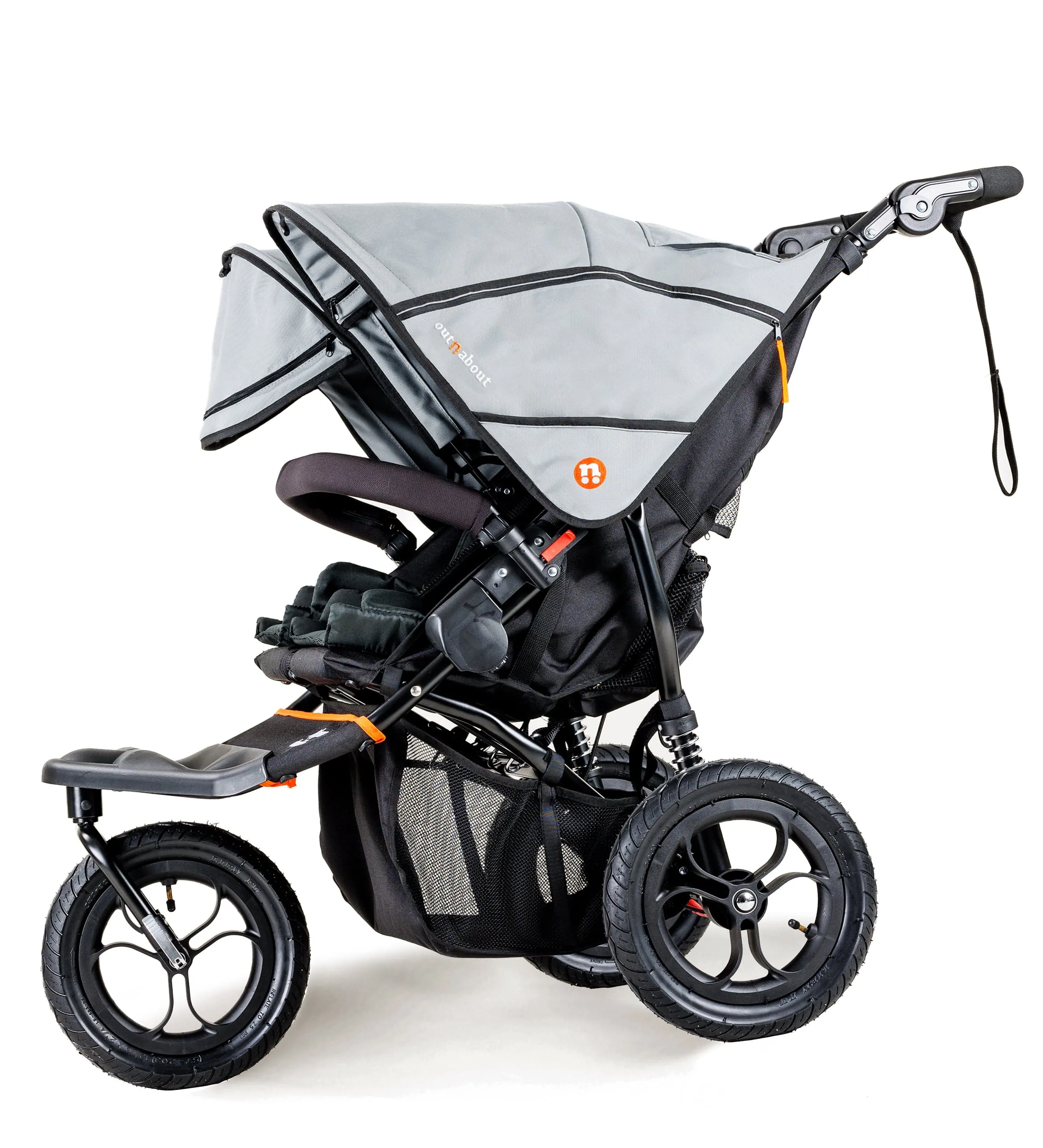 Out n About Nipper Double Duo Comfort Kit in Rock Salt Grey