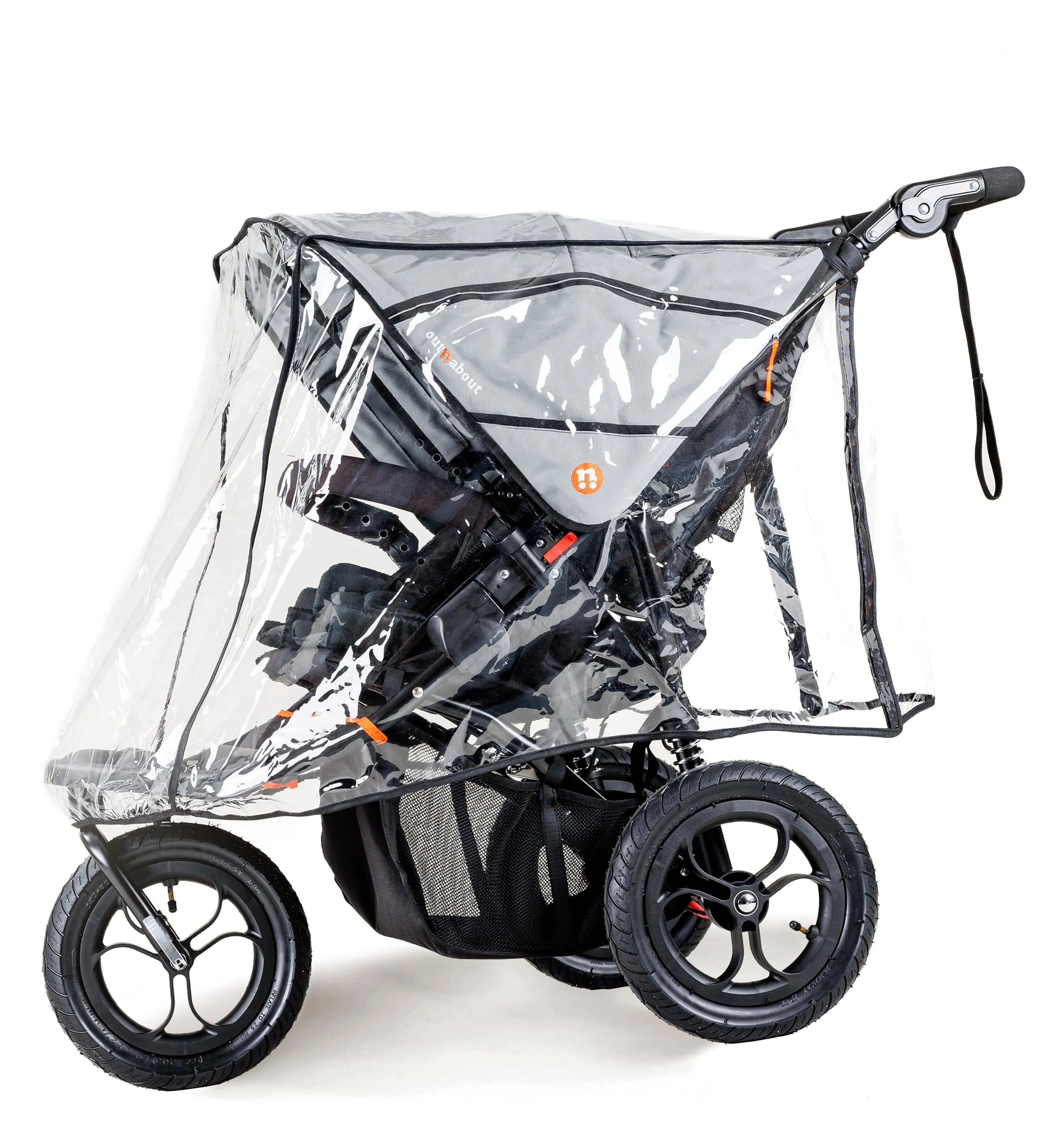 Out n About Nipper Double Duo Comfort Kit in Rock Salt Grey