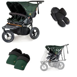 Out n About Nipper Double Duo Comfort Kit in Sycamore Green