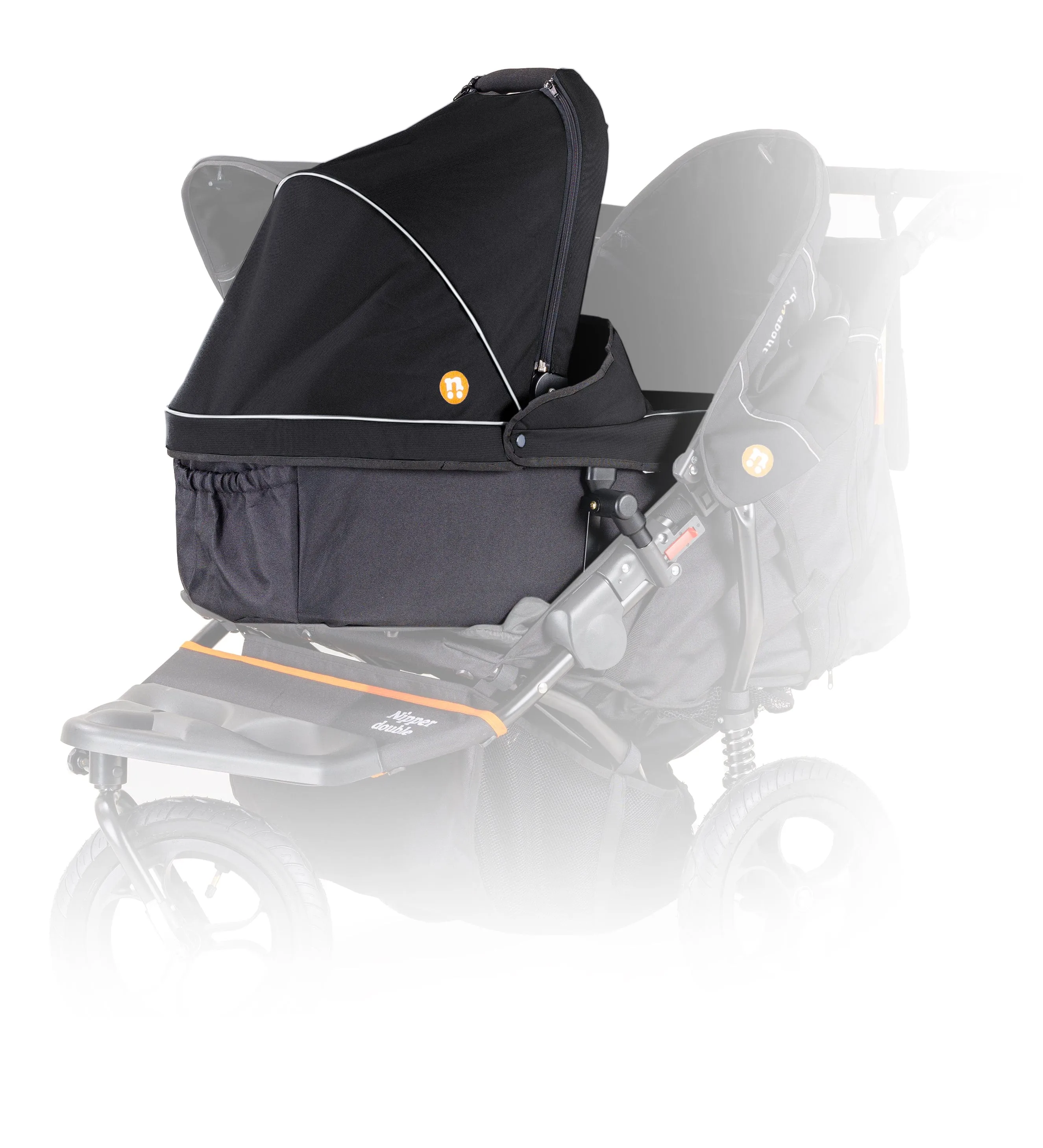 Out n About Nipper Double Duo Essentials Kit in Summit Black