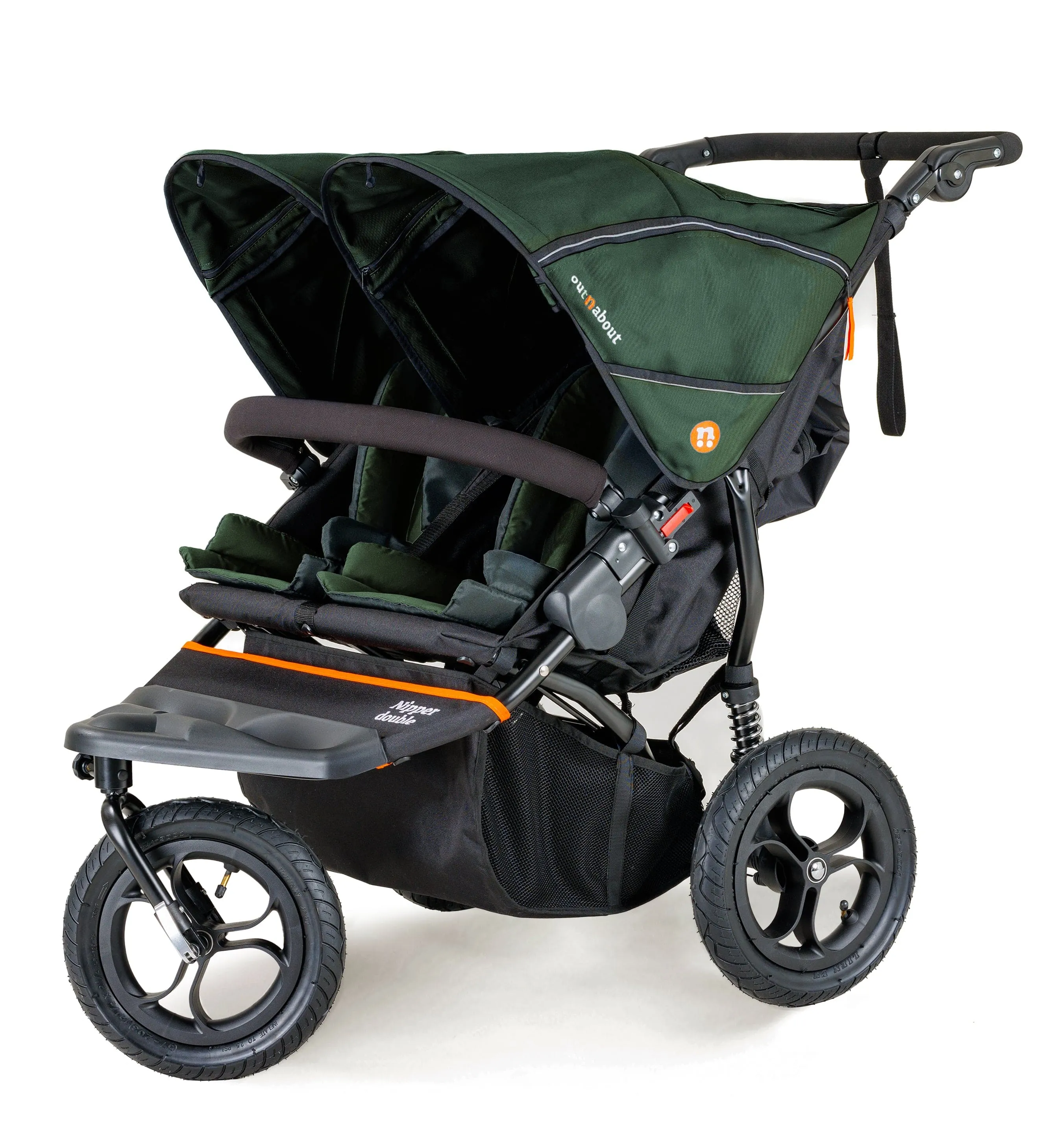 Out n About Nipper Double Duo Essentials Kit in Sycamore Green