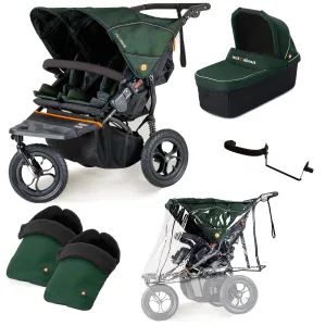 Out n About Nipper Double Duo Essentials Kit in Sycamore Green