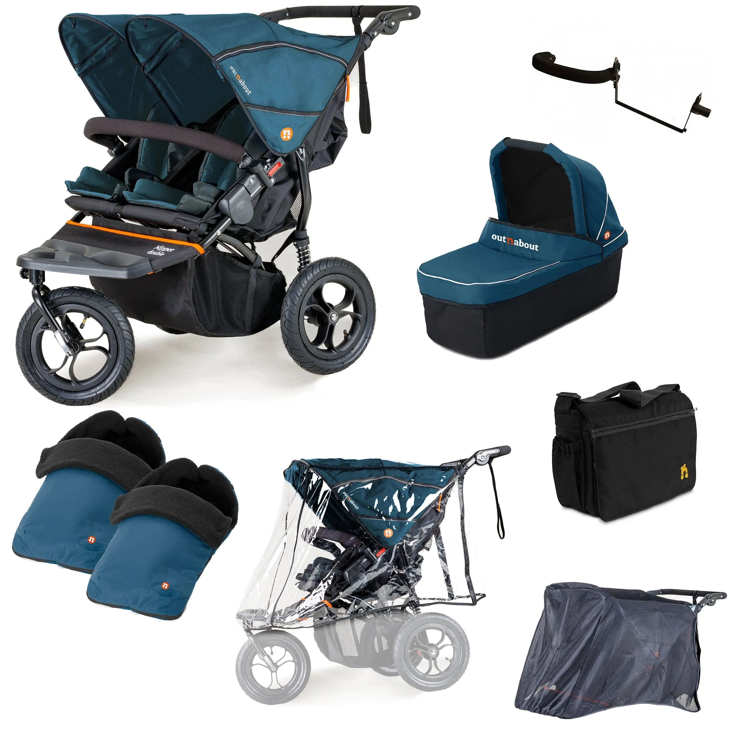 Out n About Nipper Double Duo Ultimate Kit in Highland Blue